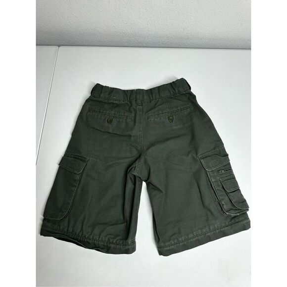 Boy Scout Shorts Youth Size 8 Uniform Canvas Green Cargo Cotton/Polyester *Notes - Picture 5 of 10